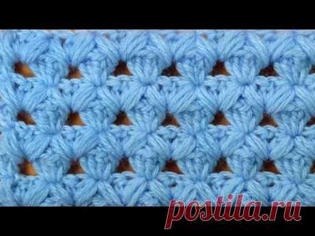 Фантастически красиво! Ажурный узор вязания крючком Openwork crochet video pattern  124