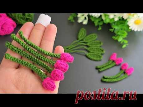 Make MONEY with This SUPER EASY Crochet Mini Rose Bouquet Keychain!💐Sell and give as a gift.