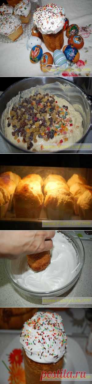 Кулич пасхальный - Кулинарные рецепты