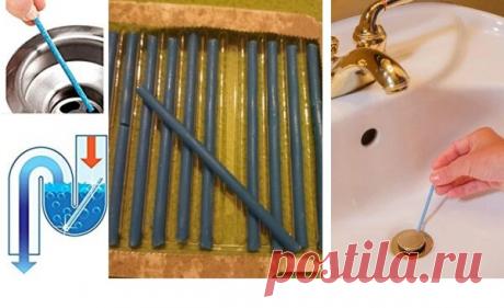 Гениальные решения от засора в ванной, раковины: избавляемся от волос, жира и мусора | Ремонтдом | Яндекс Дзен