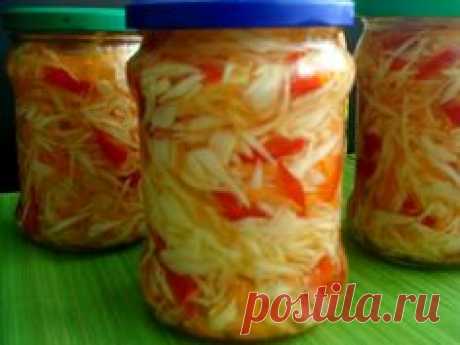 Маринованная сладкая капуста - это очень простой и вкусный…