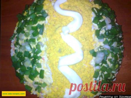 Рыбный салат со шпротами и яйцом рецепт с фото пошагово - 1000.menu