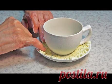 A cup from a sale turned into a unique item! Just look what I managed to do! - YouTube