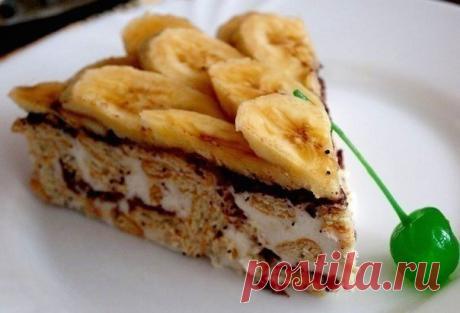 Торт из крекера (печенья) – очень популярный, быстрый, легкий рецепт — Едим дома