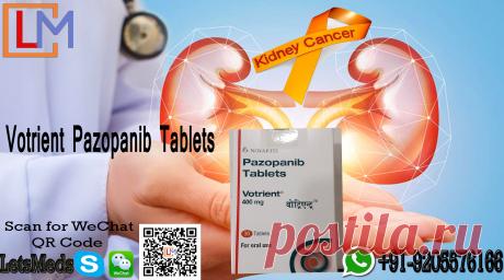 #Pazopanib Tablets made by GlaxoSmithKline (GSK) under brand name #Votrient 400mg imported and marketed by Novartis India available at LetsMeds Pharmacy at wholesale price. Call +91-9205576166 for buy Pazopanib 400mg Votrient Tablets or know more about its uses, side effects and shipping details to countries including  Tablets with shipping facility to countries including USA, UK, China, HongKong, Philippines, Russia, HongKong, Australia, Malaysia, Thailand and so on, from LetsMeds:Skype/WeChat.