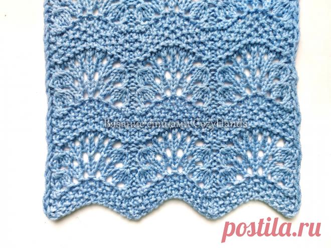 Восхитительный комбинированный узор спицами для вязания свитеров, пледов, носков | Вязание спицами CozyHands | Яндекс Дзен
