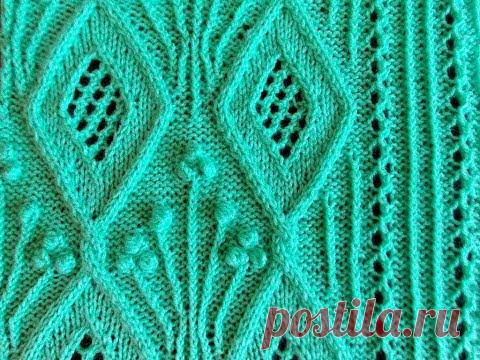 Чудесные японские узоры спицами. Схемы и видео Мастер классы Часть №3