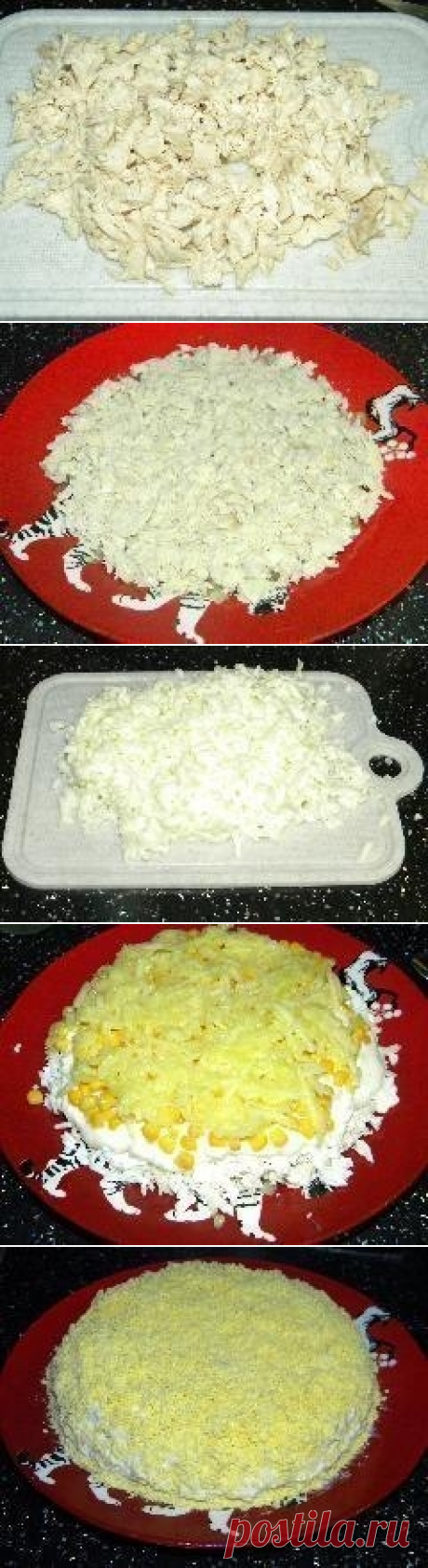 Как приготовить салат нежная курочка - рецепт, ингридиенты и фотографии