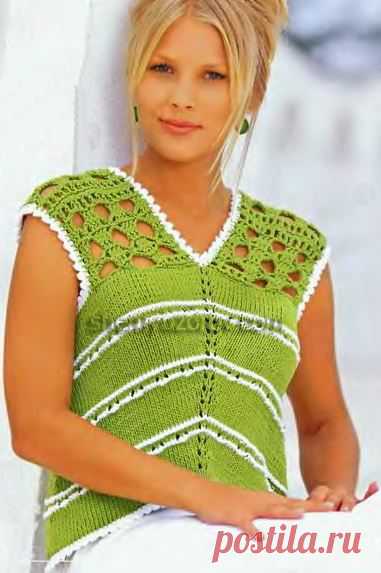 Топ с кружевными бретелями