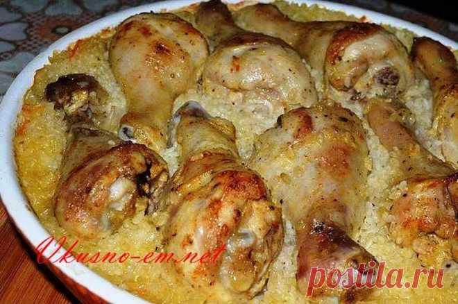 Просто вкуснятина - ленивый рис с куриными голенями. Вот рецепт: http://vkusn...