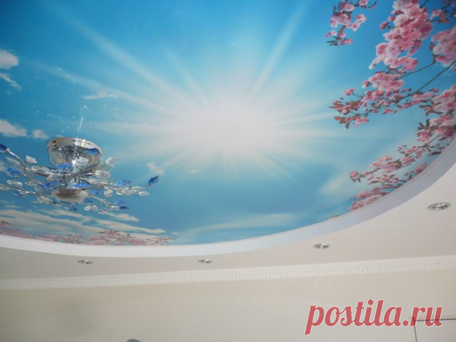 Как выбрать натяжной потолок. Виды натяжных потолков, (85 фото) Красивые потолки, примеры — ЭтотДом