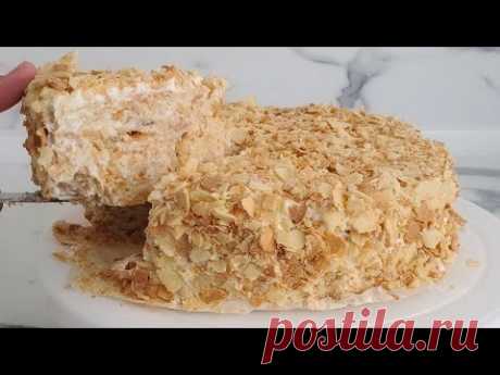 Всего из 3 ингредиента | Самый ленивый наполеон | Вкусно и просто