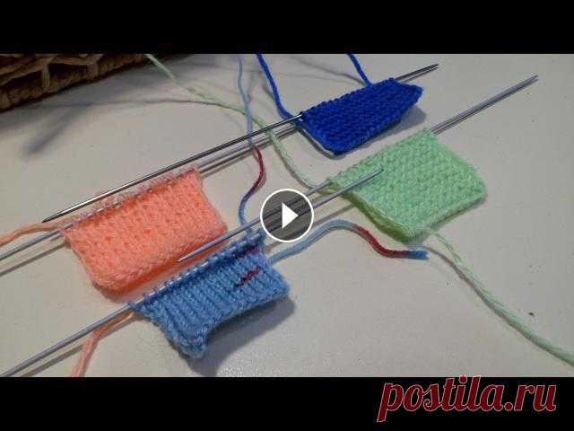 Чулочная вязка. Платочная вязка. Вязание спицами. Knitting. Самые простые (базовые) узоры спицами.Учимся вязать чулочную вязку. Учимся вязать платочную вязку. Мои видео по вязанию : Вязание для начинающих : Все...