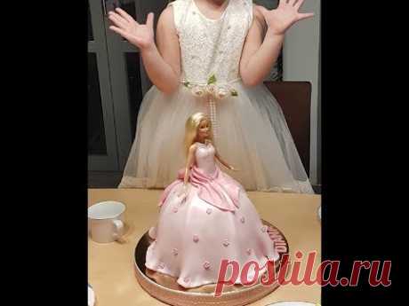 Barbie Torte - Tutorial | Fondanttorten