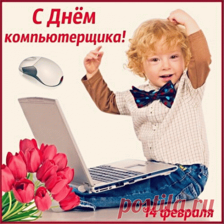 С днем компьютерщика! Ребята, пусть успехи настигают вас так же быстро, как ваши пальцы клавиши.