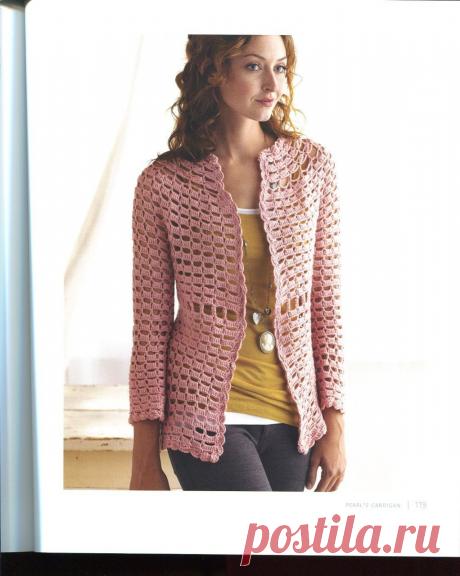 Жакеты, жилеты, кардиганы, пуловеры крючком для ж | Записи в рубрике Жакеты, жилеты, кардиганы, пуловеры крючком для ж | Дневник sveta0204