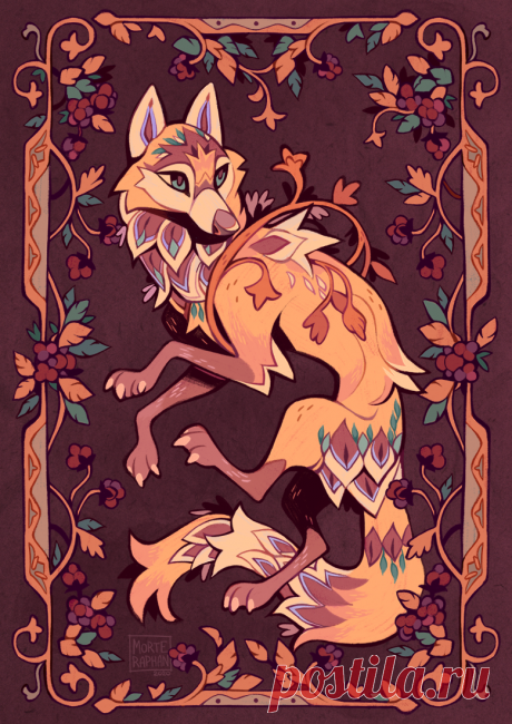 Blackberry Fox by morteraphan on DeviantArt