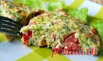 Омлет с овощами — лучший способ питаться правильно !!!