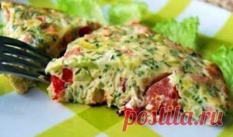 Омлет с овощами — лучший способ питаться правильно !!!