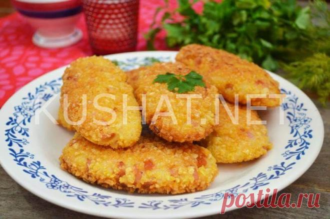 Котлеты из сосисок и сыра. Пошаговый рецепт с фото - Кушать нет