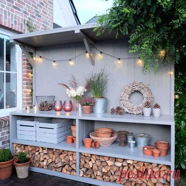 37 Brilliant DIY Outdoor Firewood Storage Ideas | HomeMydesign