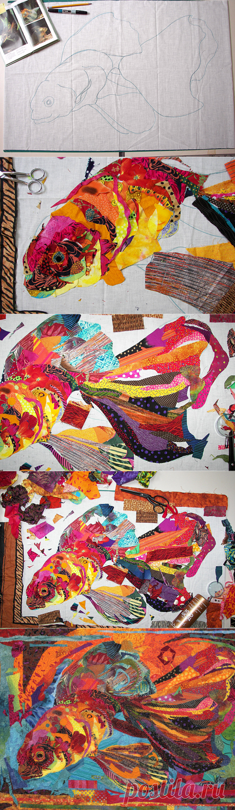 Quilt Stories: Not-So-Goldfish | Susan Carlson Quilts