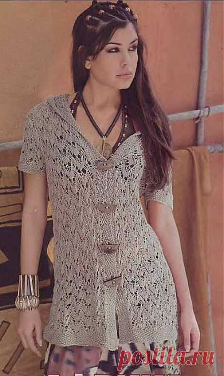 Ажурный жакеток.