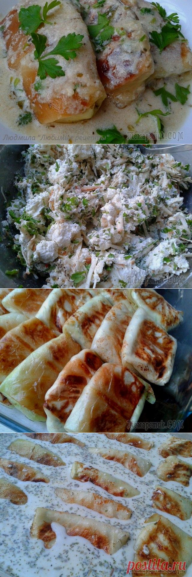 Нежнейшие голубцы с творожно-сырной начинкой
=Приготовим капустные листья. Я обычно разбираю капусту с вечера, листья кладу в пакет, затем в морозилку. Перед приготовлением, размораживаю, они мягкие и не нужно их окунать в кипяток. А также очень удобно их хранить. 
=Начинка у меня творог + плавленный копчёный сыр 2 : 1, зелень, чёрный молотый перец по вкусу, соль. Чеснок по желанию, я не добавляла. 
=Перемешиваем.
