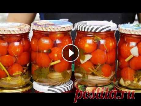 Самые ВКУСНЫЕ ПОМИДОРЫ на зиму. Маринованные помидоры, цыганка готовит. Рецепт: На банку 0,5 литра: Соль - 1 ч. л. ( 10 гр.) Сахар -1 ст. л. (25 гр.) Уксус 9% - 1 ст. л. ( 10 мл. ) Специи и зелень по вкусу и по желанию. Ук...