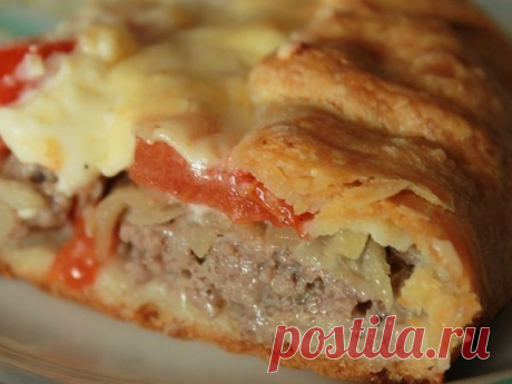 Открытый мясной пирог — vkusno.co