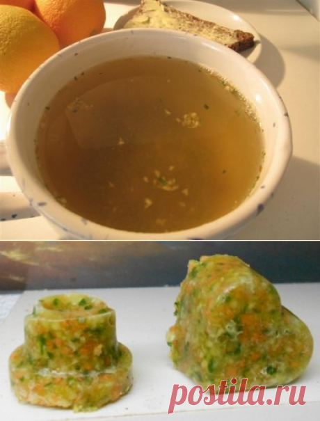 Домашняя основа для овощного бульона. : Вегетарианская и постная кухня