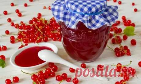 Густой джем из красной смородины 5 минутка на зиму - рецепты вкусного смородинового джема как желе Привет! На днях делали джем из черной смородины, а сегодня будем готовить его из красной. Думаете, что рецепты похожи между