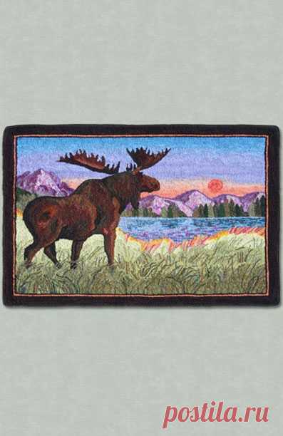 majestic-moose-rug-hooking-pattern.jpg (397×612)