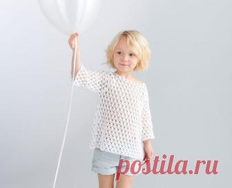 Туника для девочки крючком от Phildar | Магия вязания | Яндекс Дзен