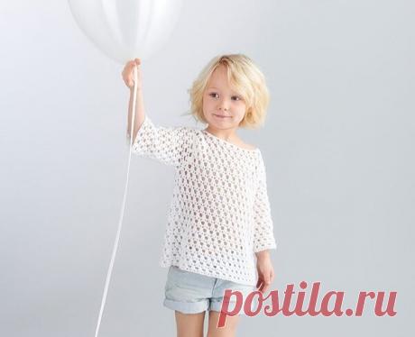 Туника для девочки крючком от Phildar | Магия вязания | Яндекс Дзен