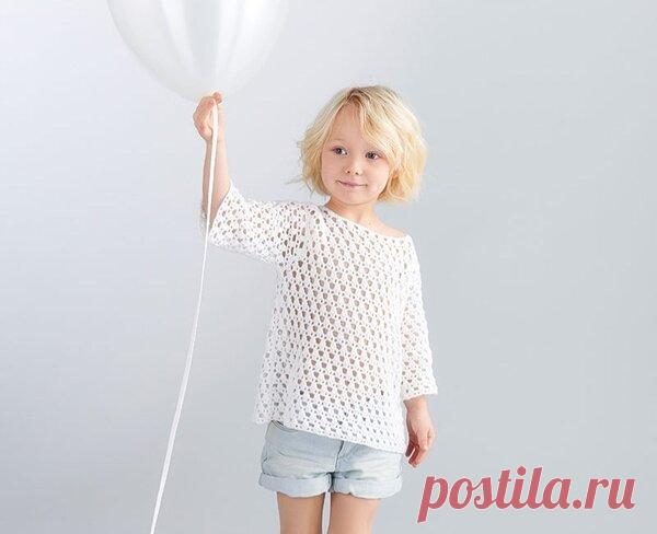 Туника для девочки крючком от Phildar | Магия вязания | Яндекс Дзен