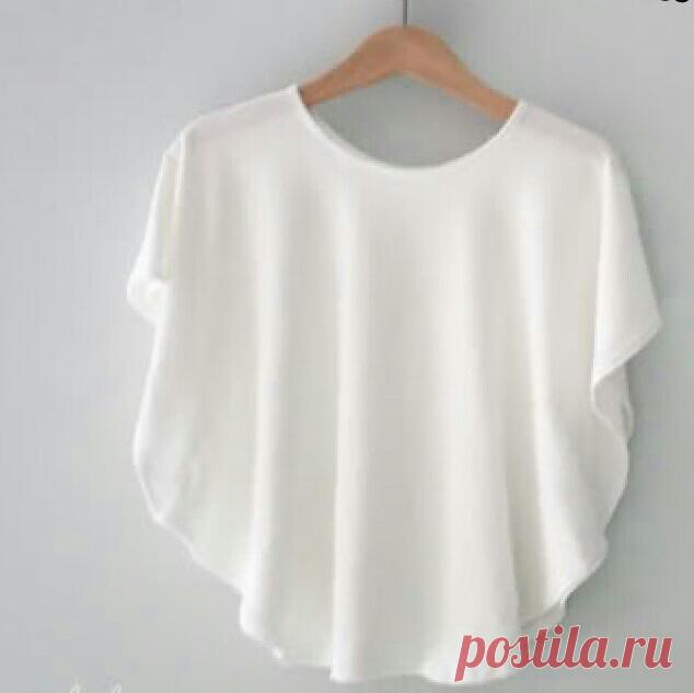 Блузка с круглой выкройкой: проще не придумаешь — Сделай сам, идеи для творчества - DIY Ideas