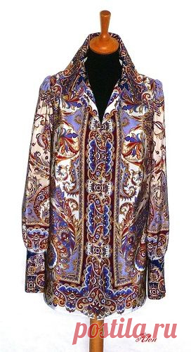 Шить из павловопосадских платков