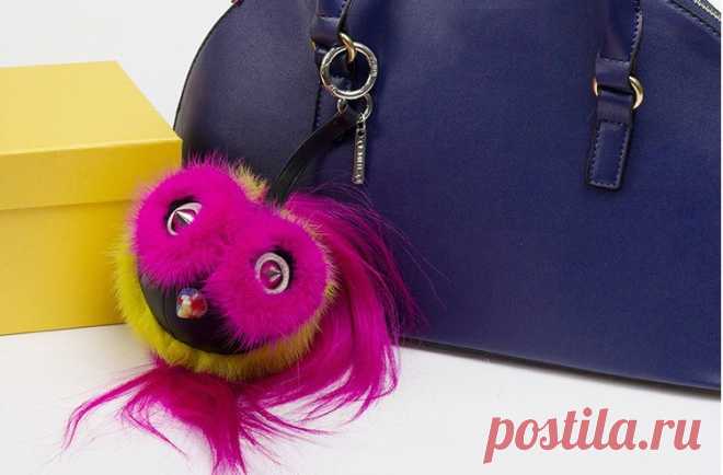 Монстр мех натуральный мех норки брелок сумка шарм автомобилей подвеска плюшевые имитация милый сова мех мода брелки бесплатная доставка купить на AliExpress