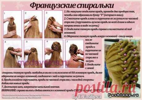 Подборка мк по плетению различных видов косичек со схемами / прически со схемой