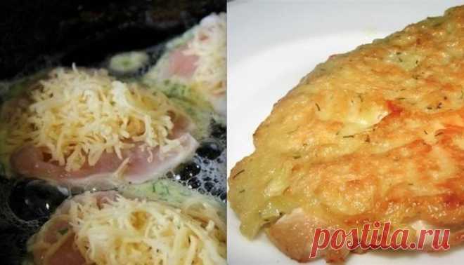 Бюджетно, но очень вкусно! Куриные отбивные с сыром
