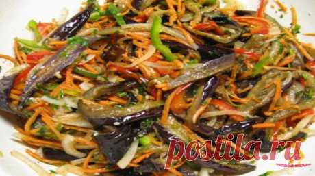 Вкусные баклажаны по-корейски - вкуснее еще в жизни не ела!