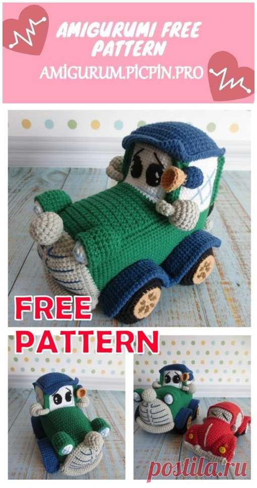 We continue to provide you with the latest recipes related to Amigurumi. Amigurumi classic car free crochet pattern is waiting for you.