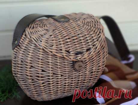 Пошаговое плетение сумок из газетных трубочек своими руками