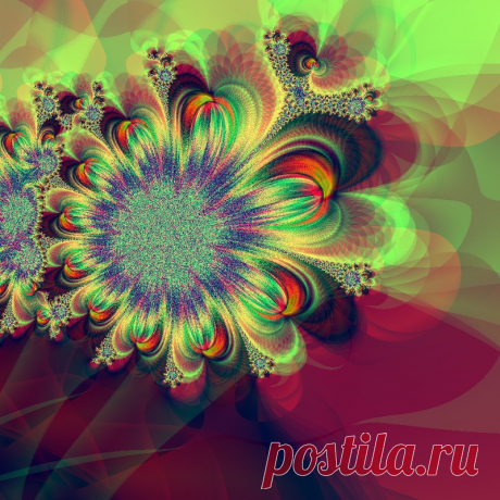 Фрактал, сделан в программе Fractal Explorer