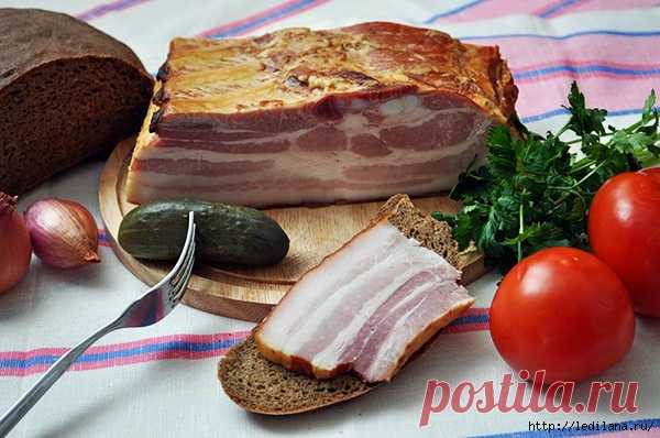 Ароматное рассольное сальце