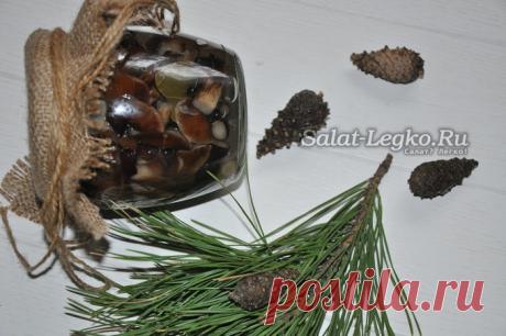 Маринованные опята, рецепт на зиму с уксусом