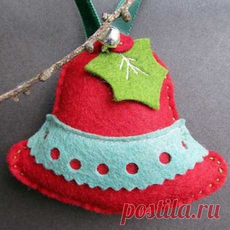 Колокольчики из фетра