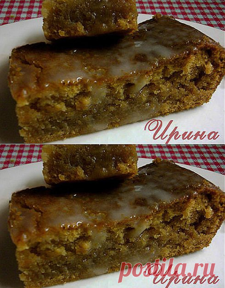 Пирог &quot;медовый&quot; с глазурью..