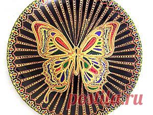 ДЕКОРИРУЕМ ТАРЕЛКУ «БАБОЧКА»